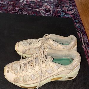 Puma Cream Athletic Shoes